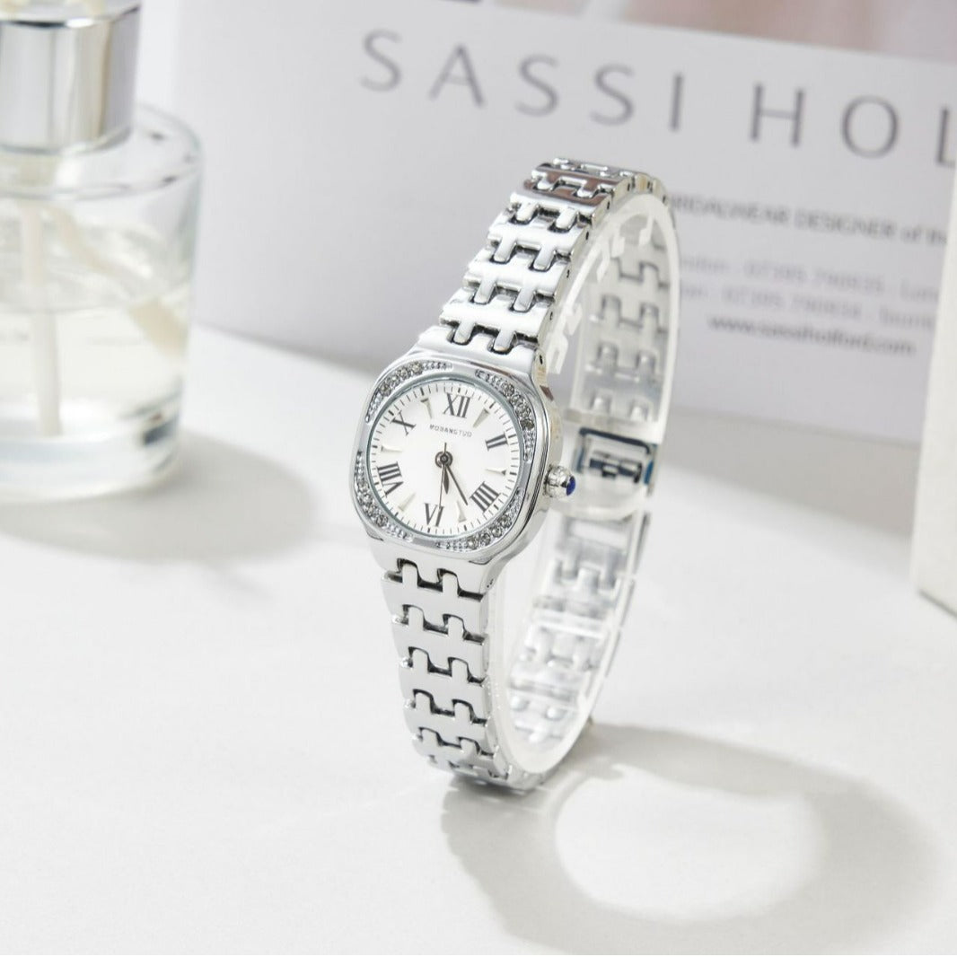 Hanetes Select Pure Elegance – Zeitlose Damen-Armbanduhr aus Edelstahl in Gold, Silber & Roségold