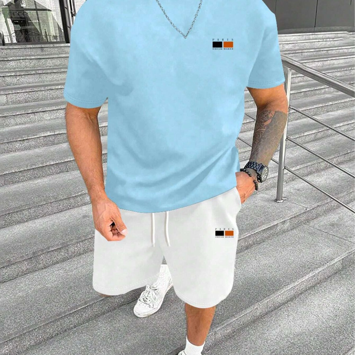 Herren Sommer Set – Paris Urban Classic Edition