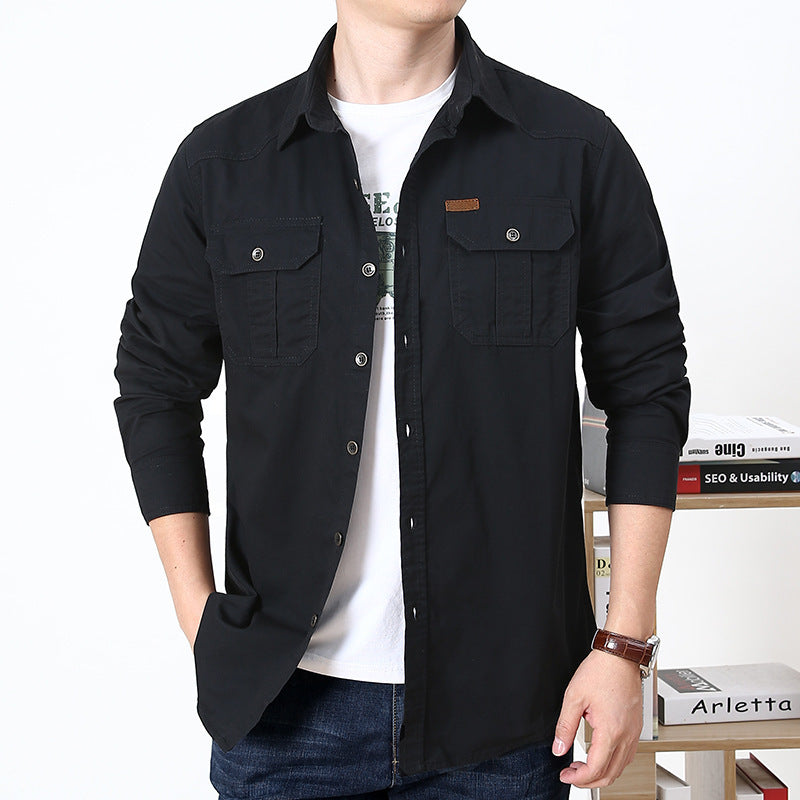 Herren Utility-Hemd ? Lässig & Funktional | Perfekt für Freizeit & Outdoor