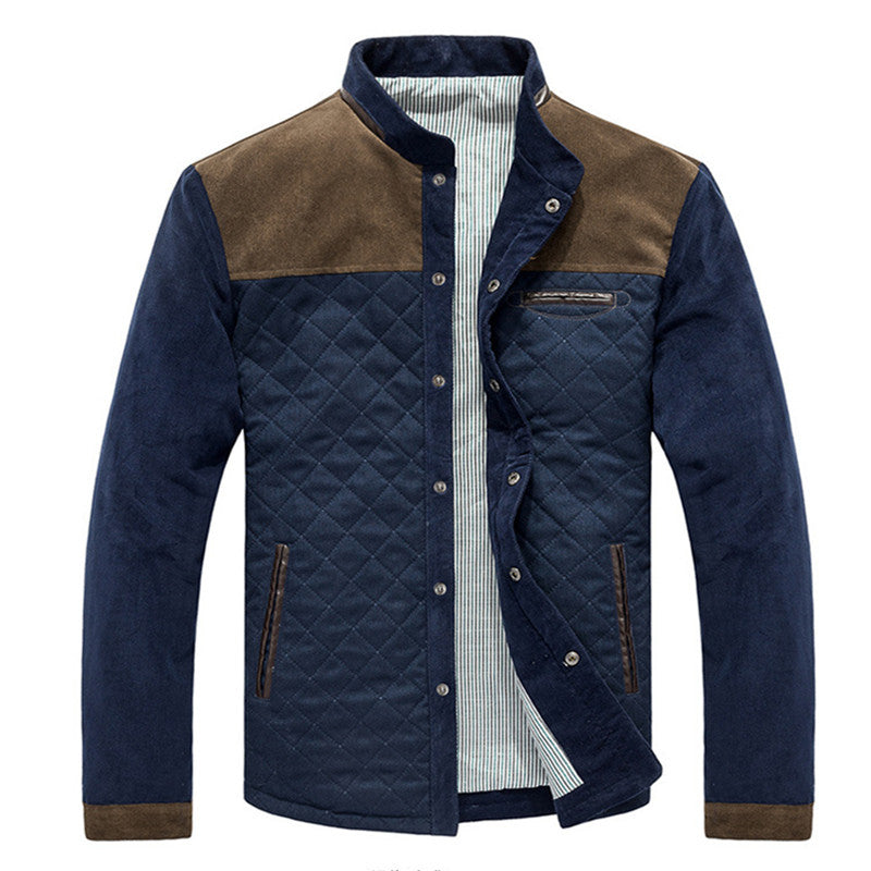 Herren Steppjacke – Stilvoll, Warm & Elegant | Klassischer Look mit moderner Struktur