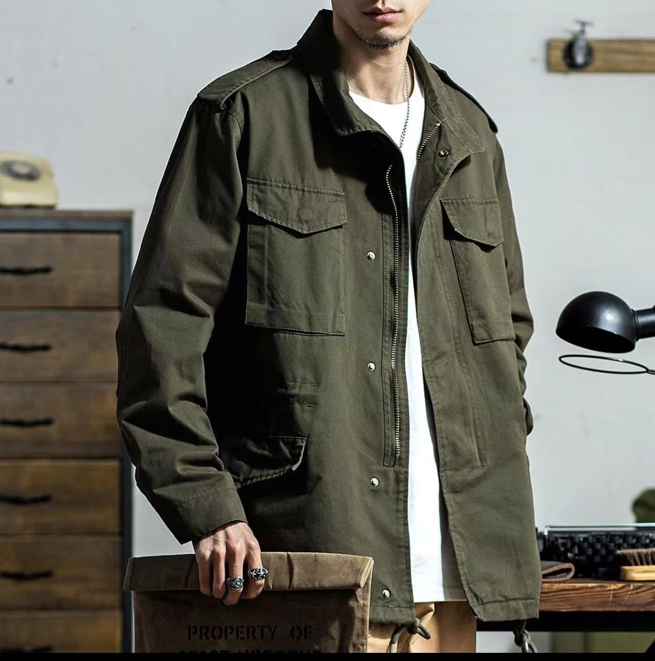 Herren Field Jacket – Robust, Stilvoll & Vielseitig | Urban Military Look für Frühling & Herbst