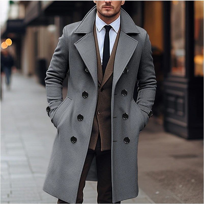 Herren Premium Wollmantel – Zeitlose Eleganz für moderne Gentlemen