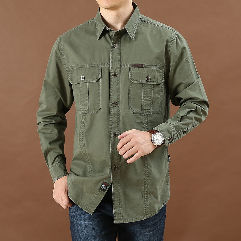 Herren Utility-Hemd ? Lässig & Funktional | Perfekt für Freizeit & Outdoor