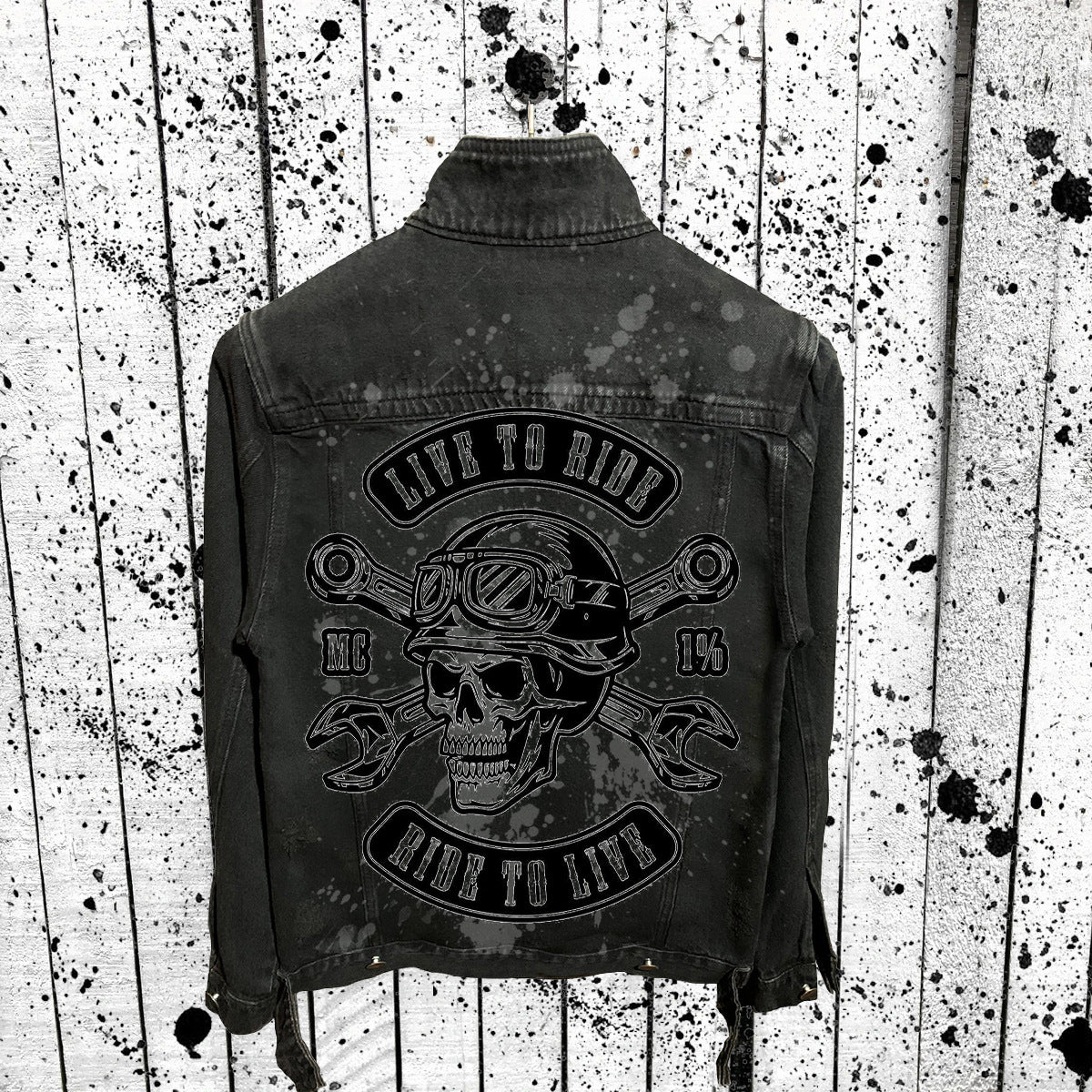 Herren Jeansjacke – Urban, Rebellisch & Zeitlos | Schwarze Denimjacke im Streetstyle-Look