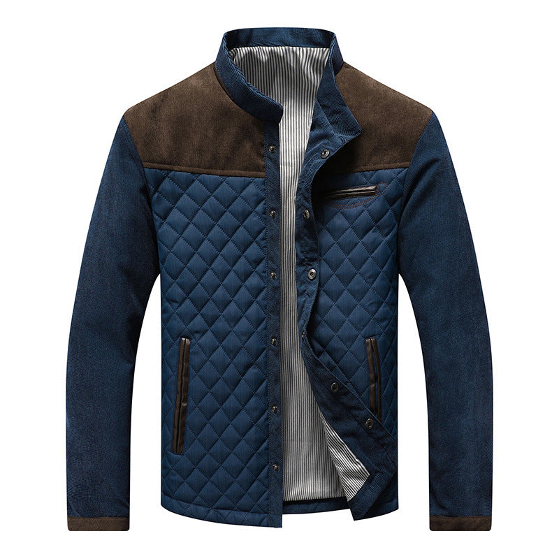 Herren Steppjacke – Stilvoll, Warm & Elegant | Klassischer Look mit moderner Struktur
