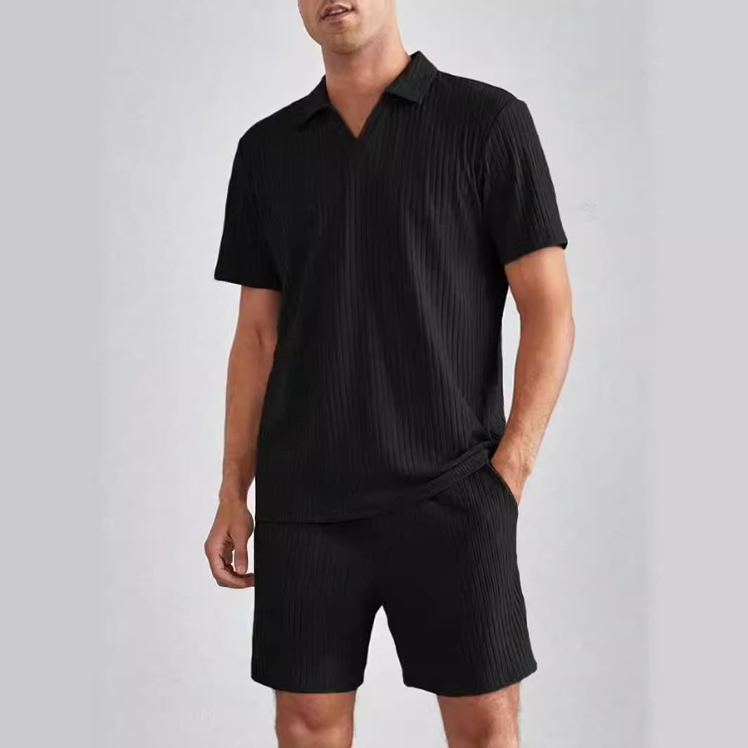 Herren Sommer Set – Urban Classic Edition in Struktur-Optik