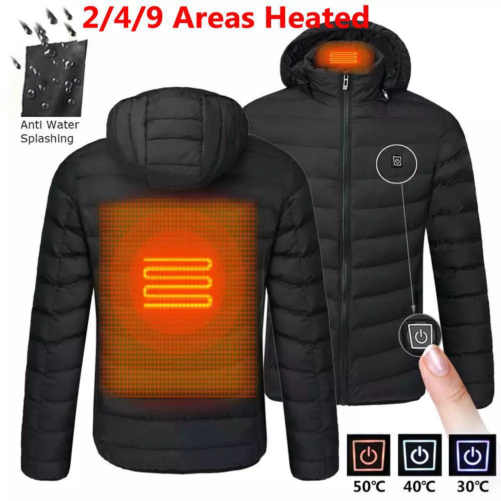Herren Heizjacke – Innovativ, Warm & Stylisch | USB-Wärmetechnologie für kalte Tage