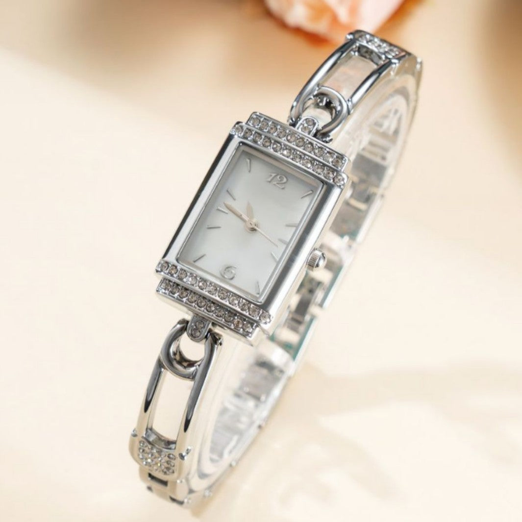 Hanetes Select Retro Elegance – Damen-Armbanduhr im Vintage-Stil mit edlem Metallband