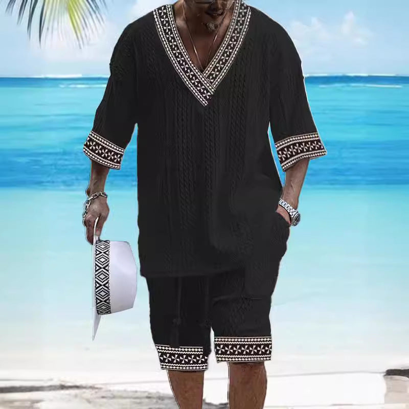 Herren Sommer Set – Ethno Beach Edition