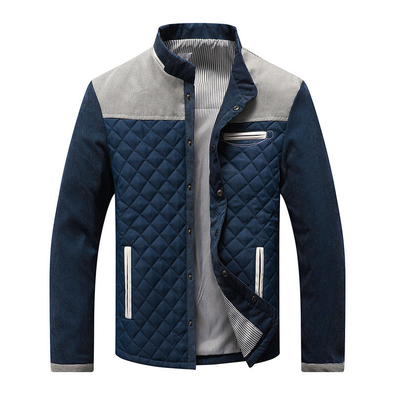 Herren Steppjacke – Stilvoll, Warm & Elegant | Klassischer Look mit moderner Struktur