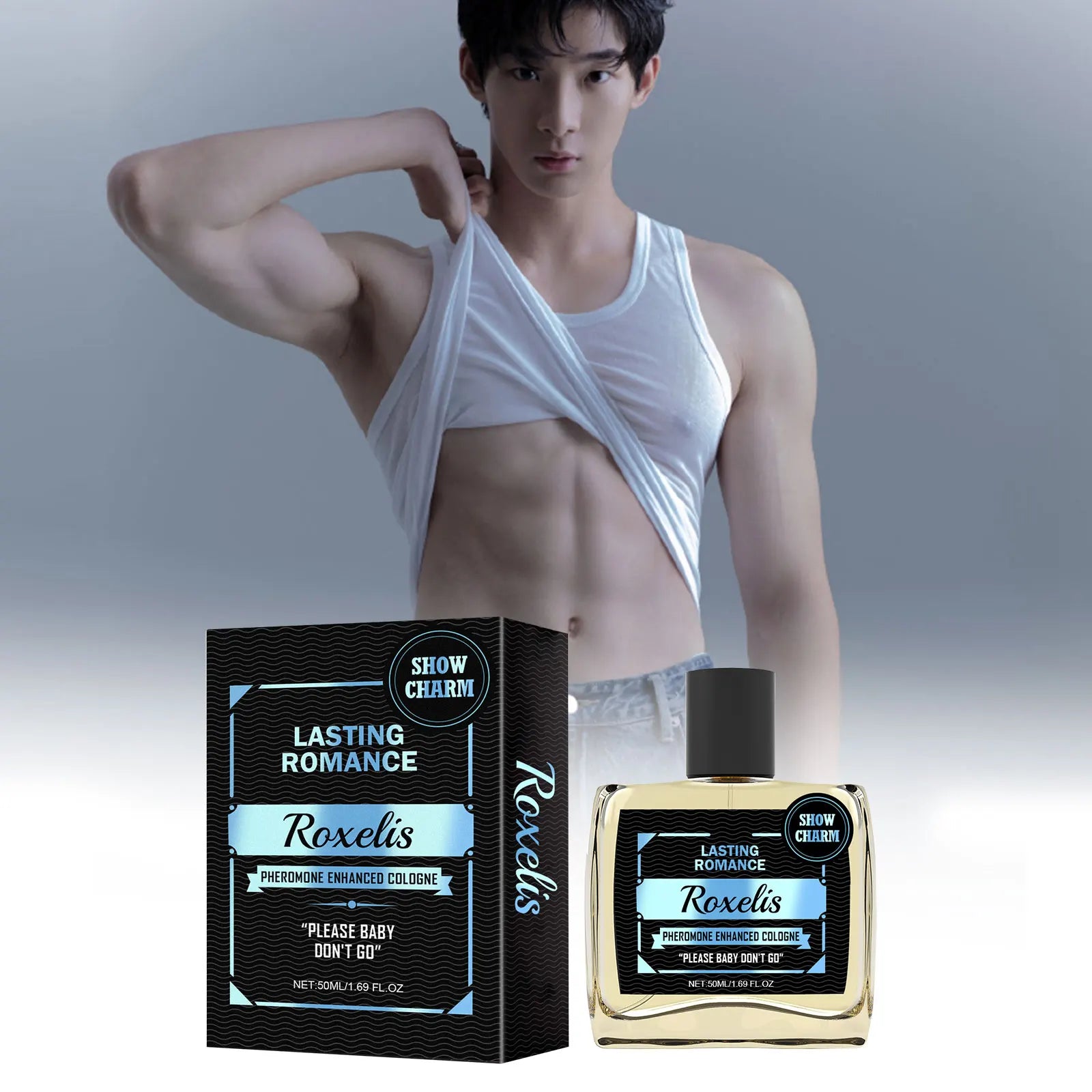Hanetes Select „Roxelis – Lasting Romance“ – Pheromon Eau de Cologne für Herren (50 ml)