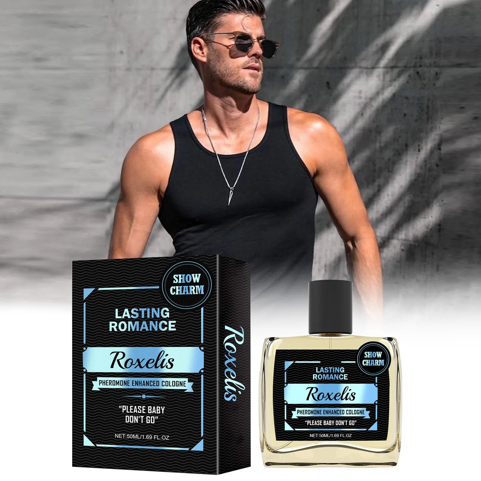 Hanetes Select „Roxelis – Lasting Romance“ – Pheromon Eau de Cologne für Herren (50 ml)