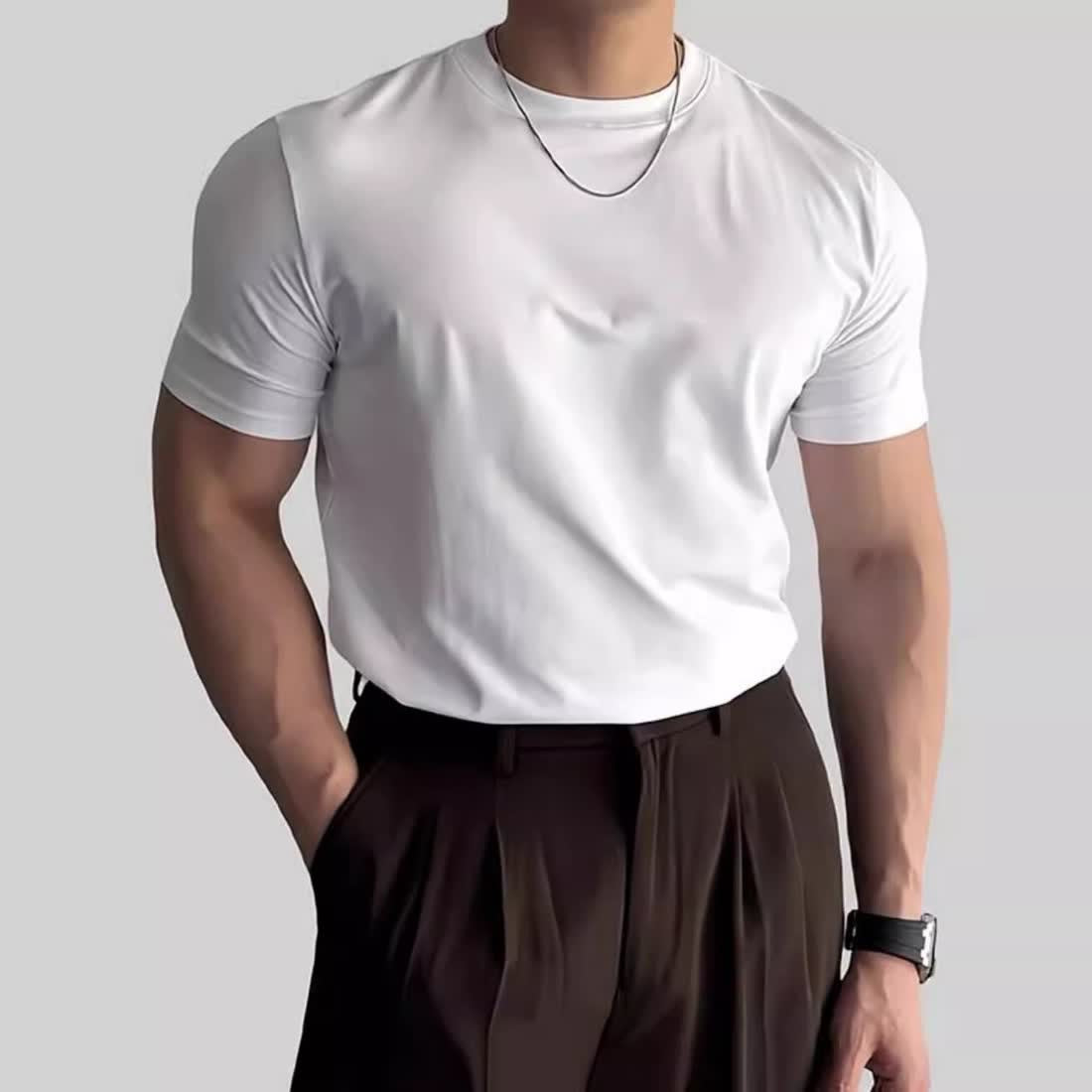 Training Slim-Fit Stretch-Muskel-T-Shirt