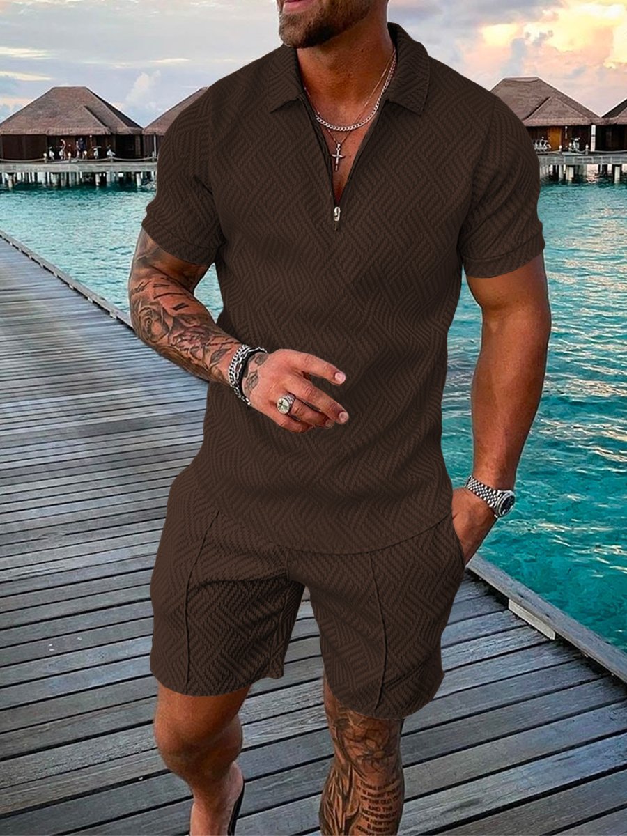 Herren Sommer Set – Blue Motion Edition mit 3D-Druckdesign