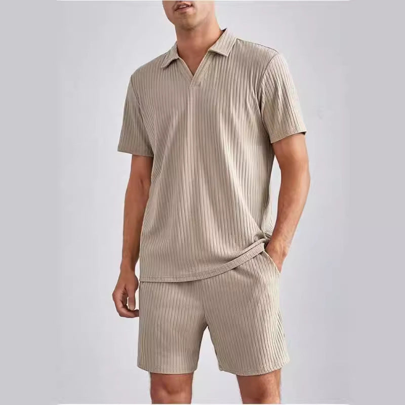 Herren Sommer Set – Urban Classic Edition in Struktur-Optik