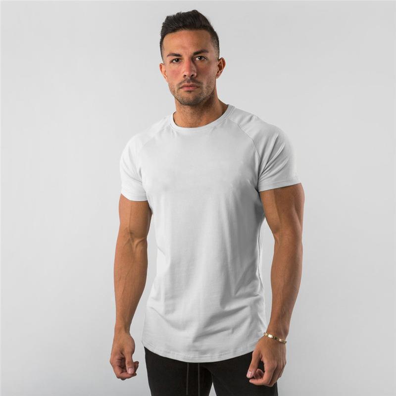 Kurzarm-T-Shirt aus Baumwolle mit Rundhalsausschnitt