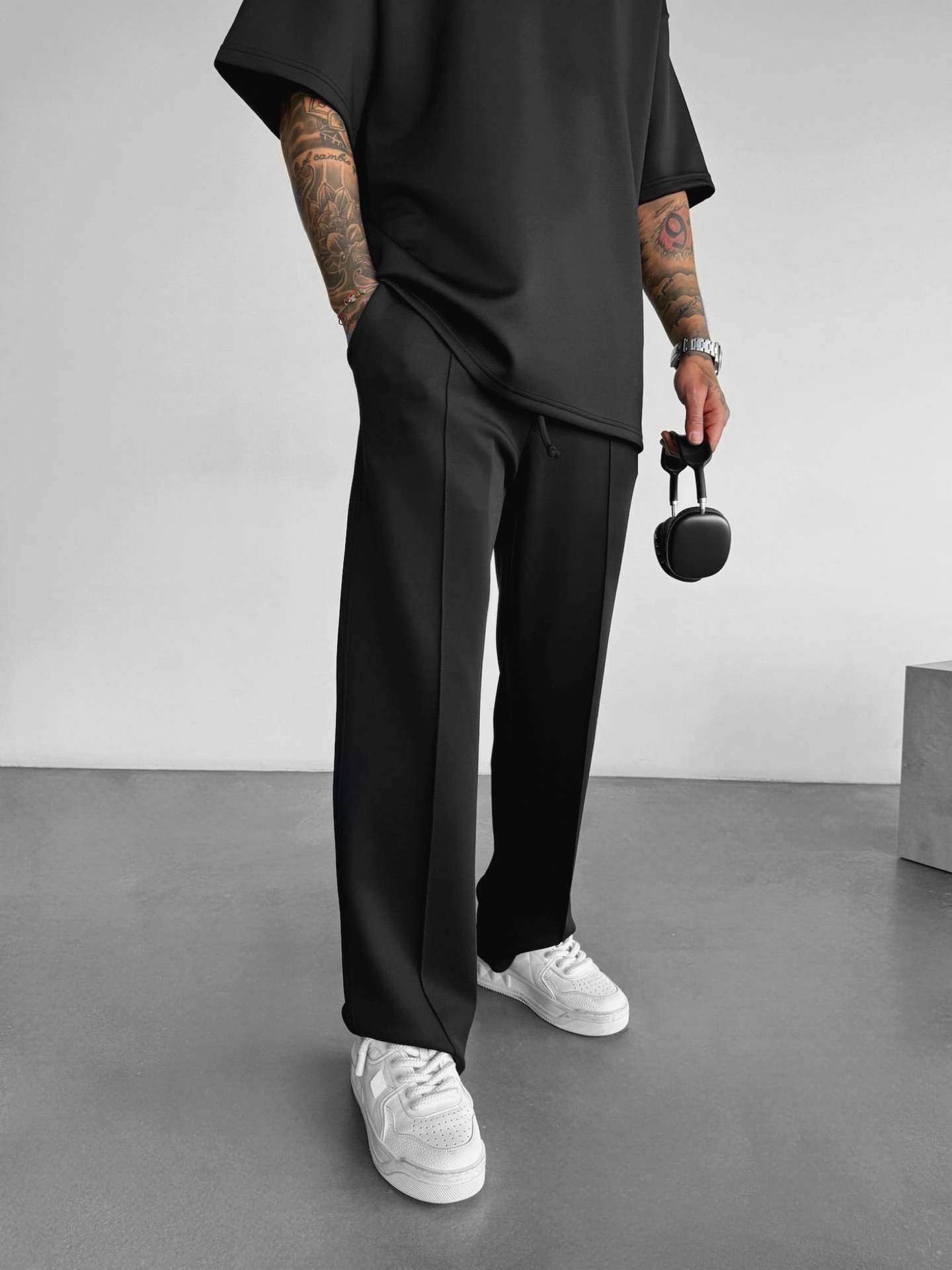 Herren Freizeithose – Elegant, Modern & Vielseitig | Luftige Straight-Fit Hose aus Premium-Polyester