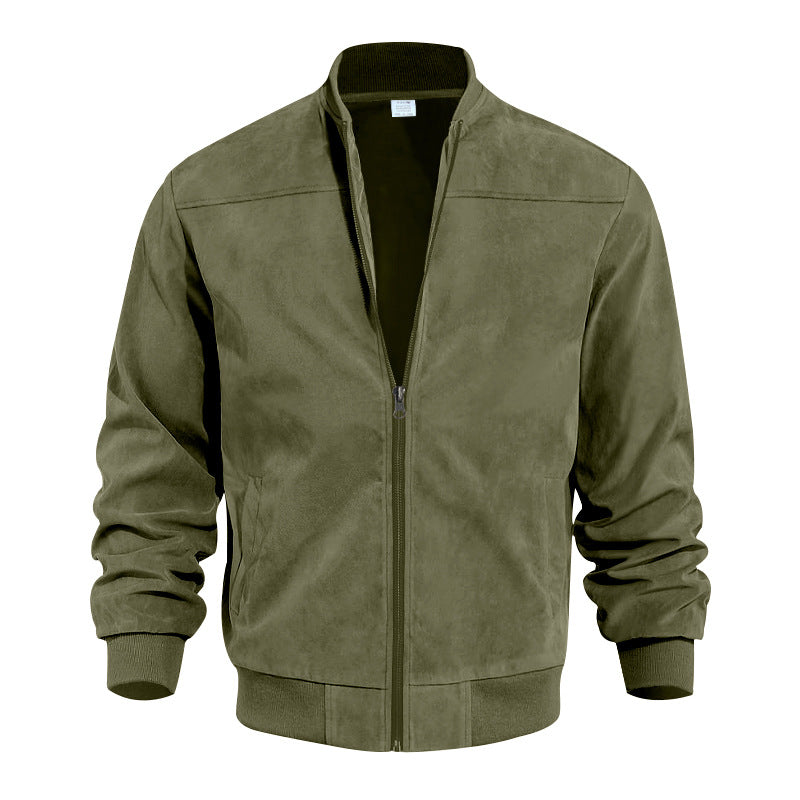 Herren Wildlederjacke – Elegant, Modern & Vielseitig | Retro-Look mit Stilgefühl