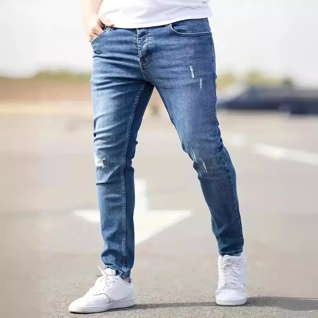 Herren Skinny Jeans – Elastischer Denim für modernen Alltagsstil | Bequem, Lässig & Vielseitig
