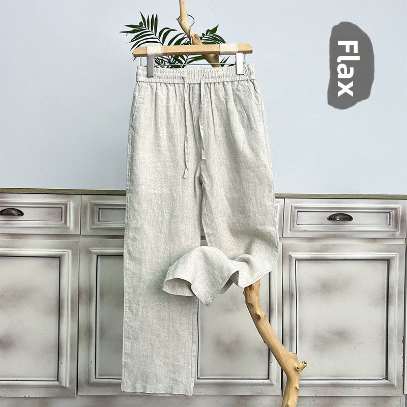 Herren Leinen-Freizeithose – Natürlich, Elegant & Atmungsaktiv | Sommerlich leicht & stilvoll