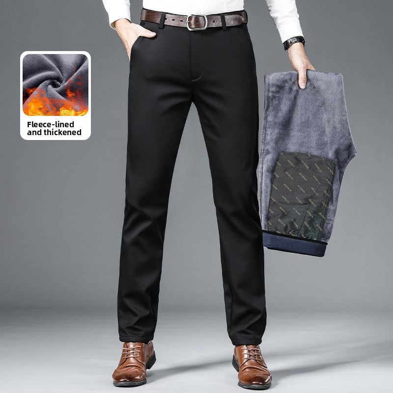 Herren Thermo-Stretchhose – Elegant, Warm & Pflegeleicht | Perfekt für Herbst & Winter