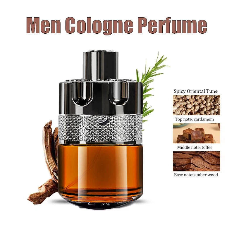 Hanetes Select „Amber Intense Cologne“ – 100 ml Eau de Parfum – Würzig-holziger Herrenduft mit charismatischer Tiefe & langanhaltender Eleganz