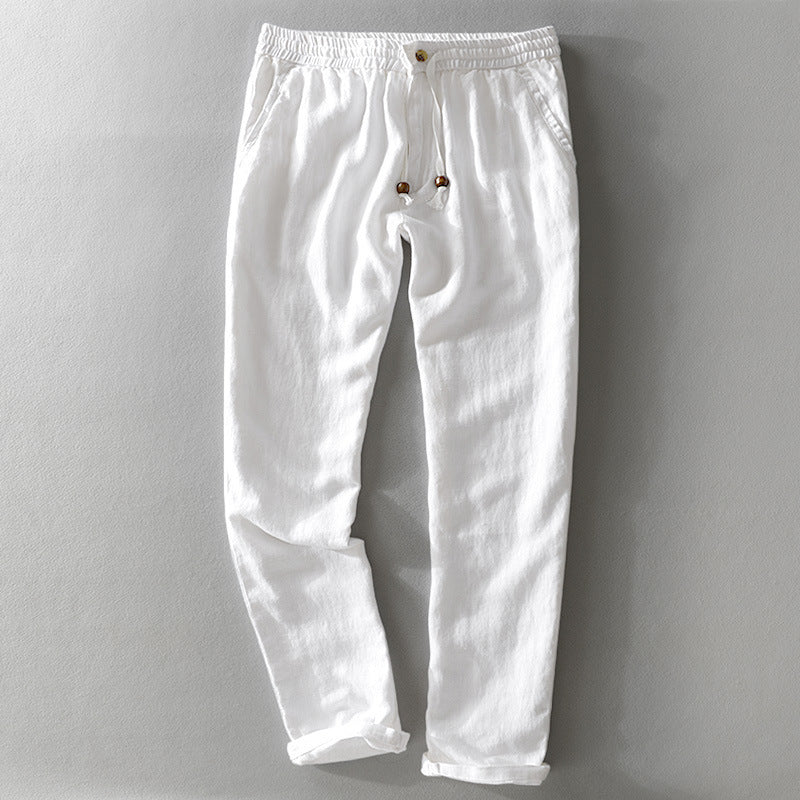 Herren Leinenhose – Natürlich, Leicht & Stilvoll | Sommerliche Freizeithose aus 100 % Leinen