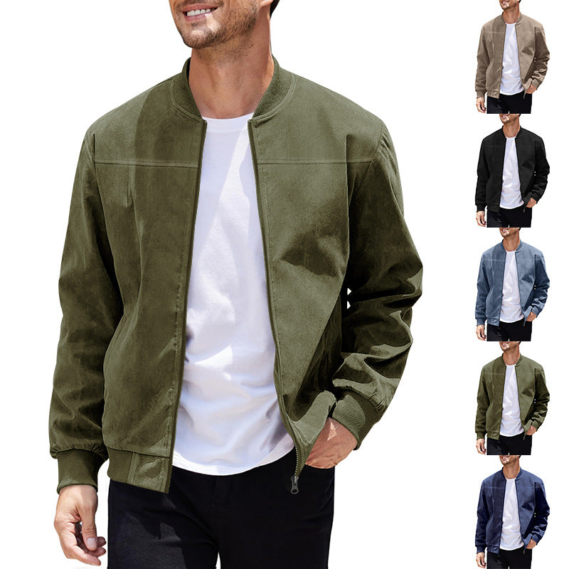 Herren Wildlederjacke – Elegant, Modern & Vielseitig | Retro-Look mit Stilgefühl