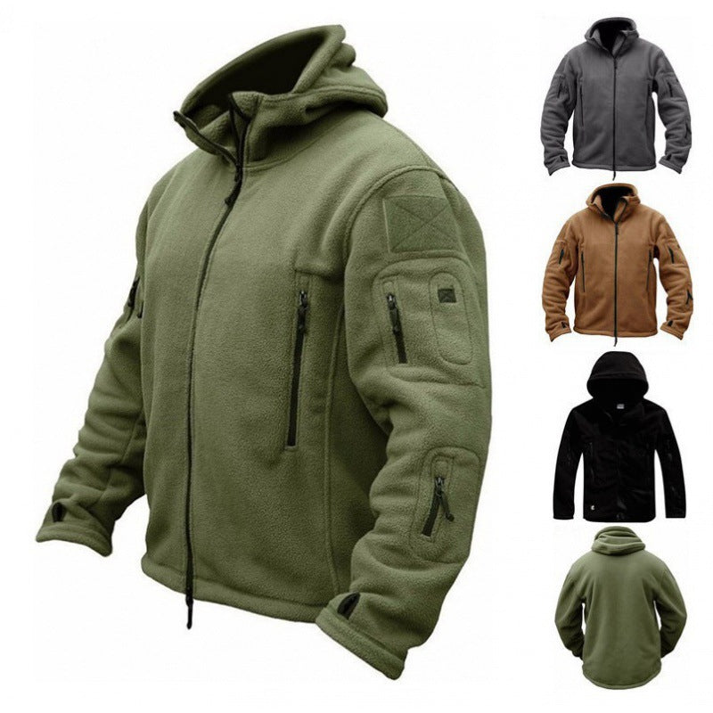 Herren Fleece Tactical Hoodie – Warm, Funktional & Stilvoll | Ideal für Outdoor & Freizeit