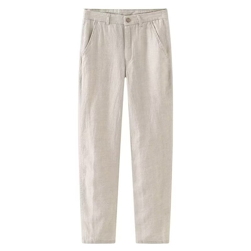 Herren Leinenhose – Natürlich, Elegant & Bequem | Premium Leinen-Bambus-Mix