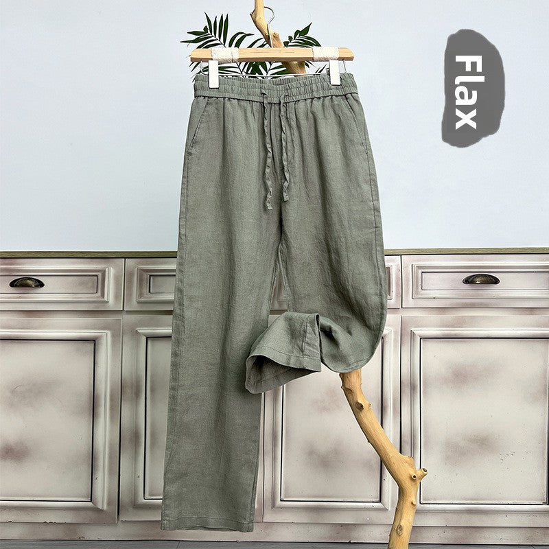 Herren Leinen-Freizeithose – Natürlich, Elegant & Atmungsaktiv | Sommerlich leicht & stilvoll