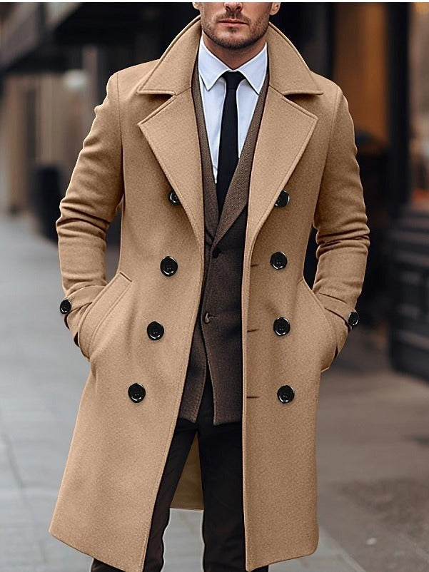Herren Premium Wollmantel – Zeitlose Eleganz für moderne Gentlemen
